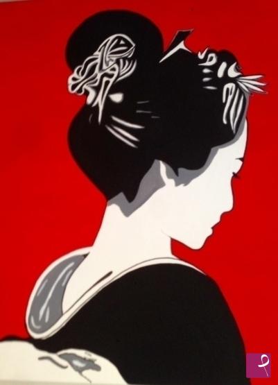 quadri in vendita online - Geisha