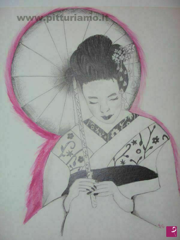 quadri in vendita online - Geisha