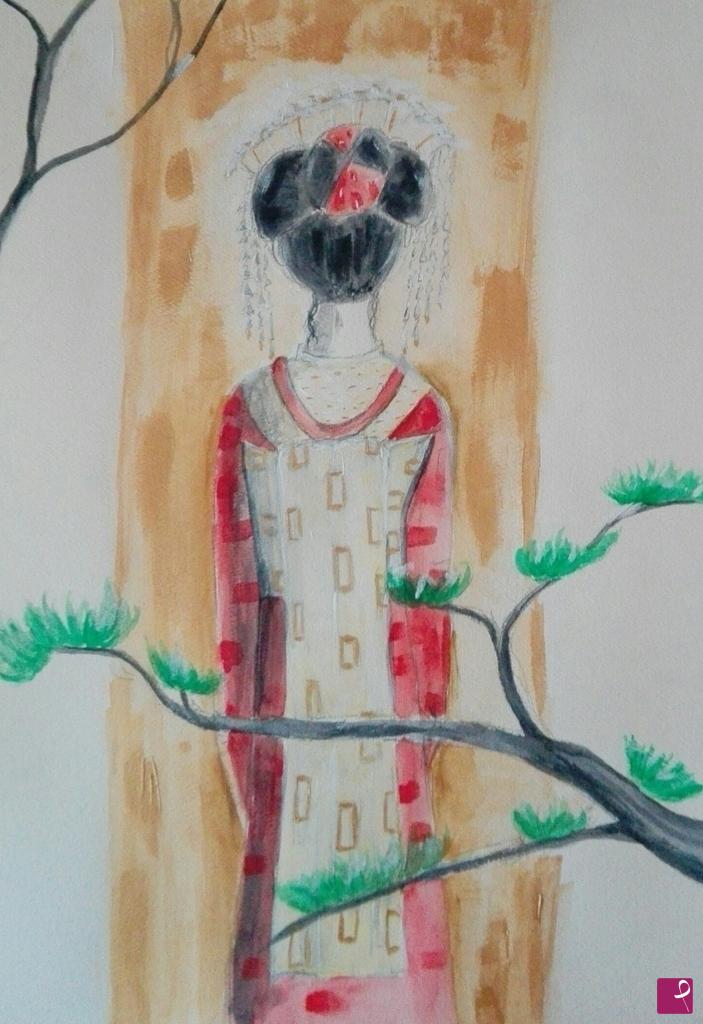 quadri in vendita online - Geisha
