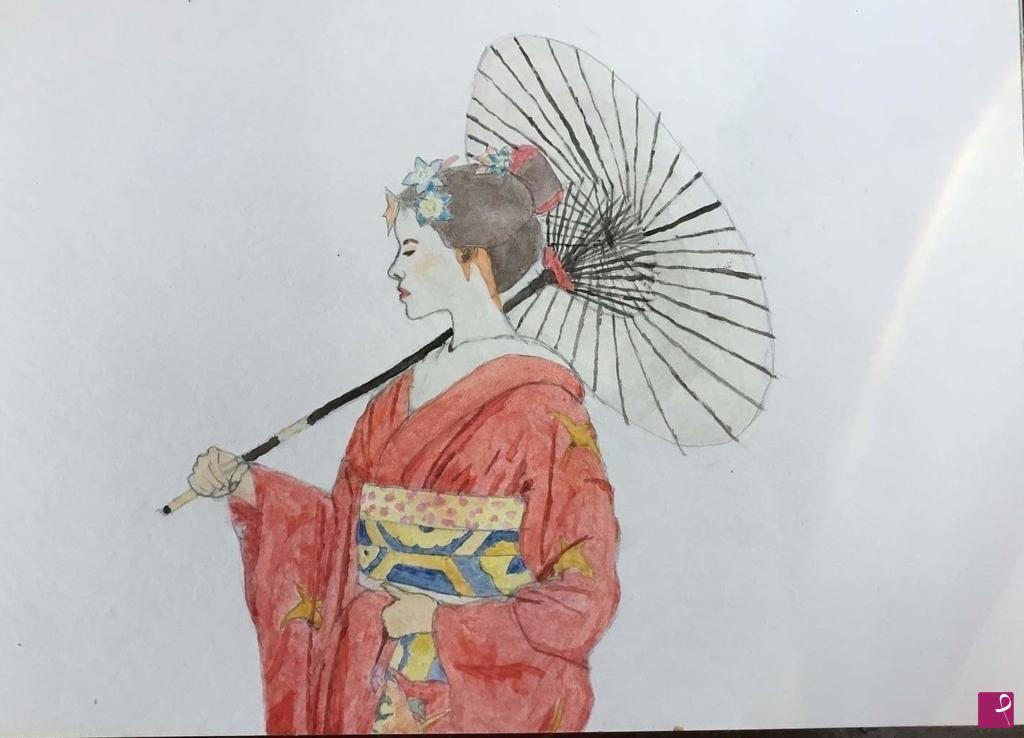 quadri in vendita online - Geisha