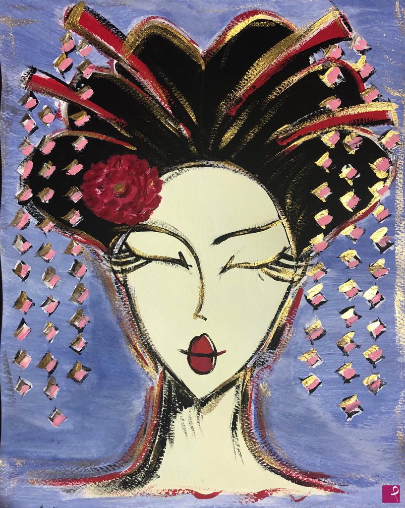 quadri in vendita online - Geisha