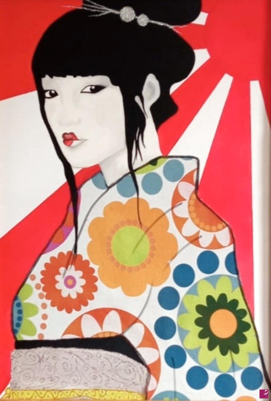 quadri in vendita online - Geisha 
