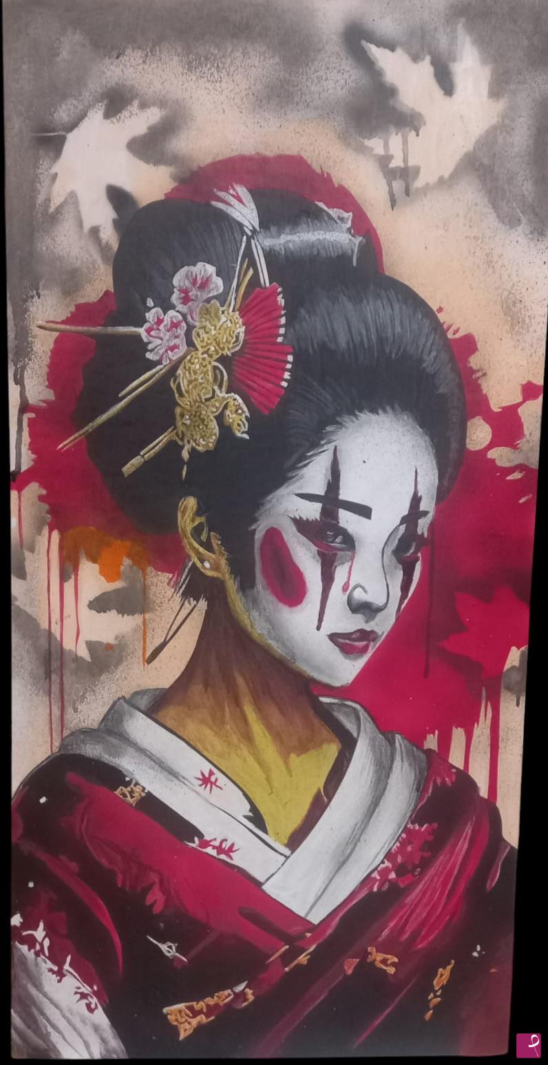 quadri in vendita online - Geisha