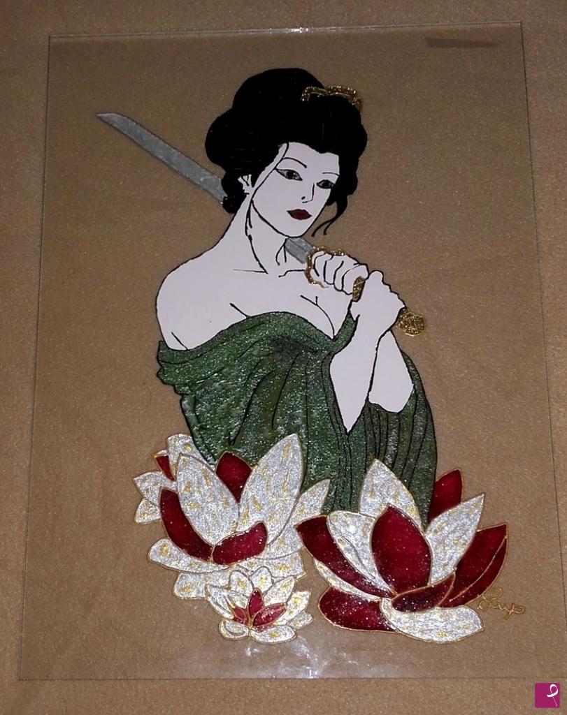 quadri in vendita online - Geisha guerriera