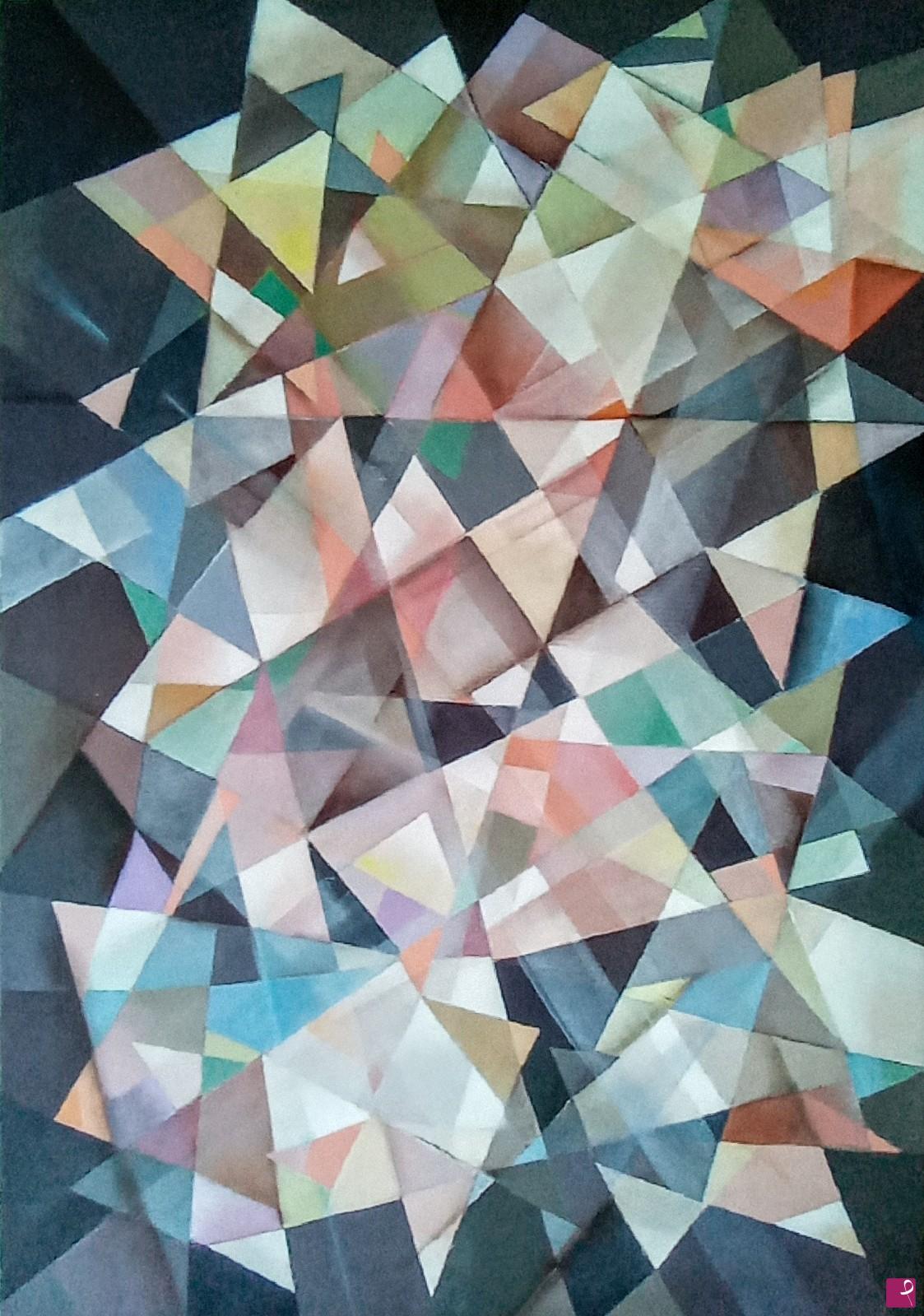 quadri in vendita online - GEOMETRIE A COLORI n.33