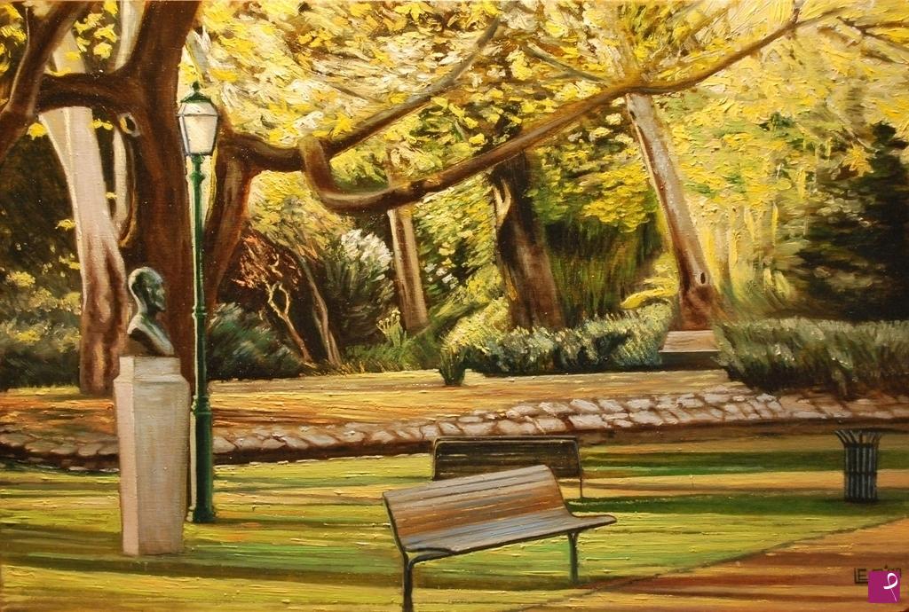 quadri in vendita online - Giardino pubblico Tommasini 02