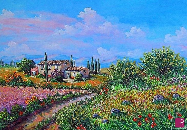 quadri in vendita online - Ginestre in toscana