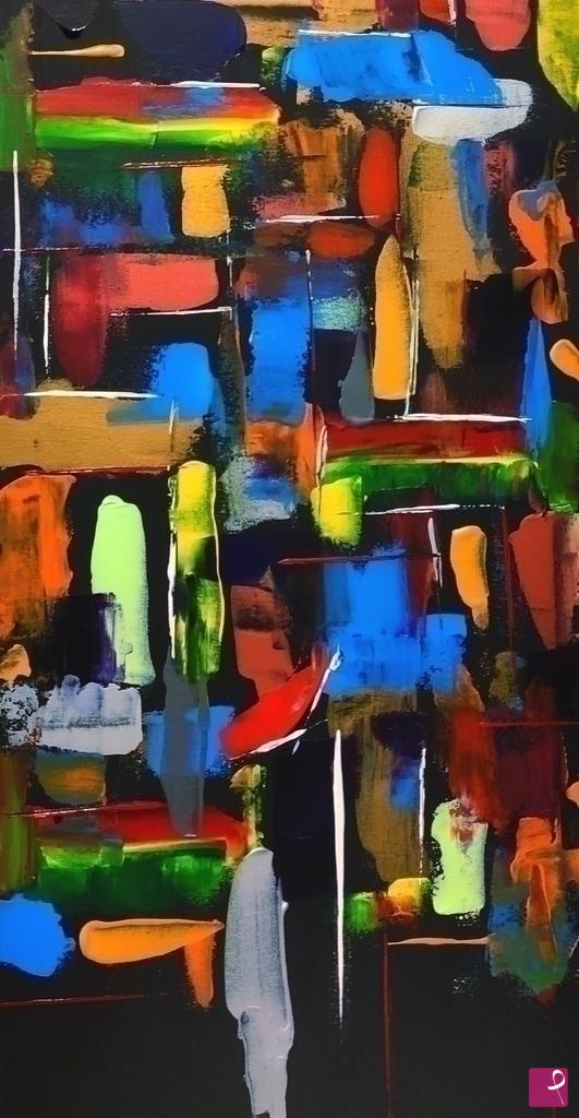 quadri in vendita online - Gioco di colori 