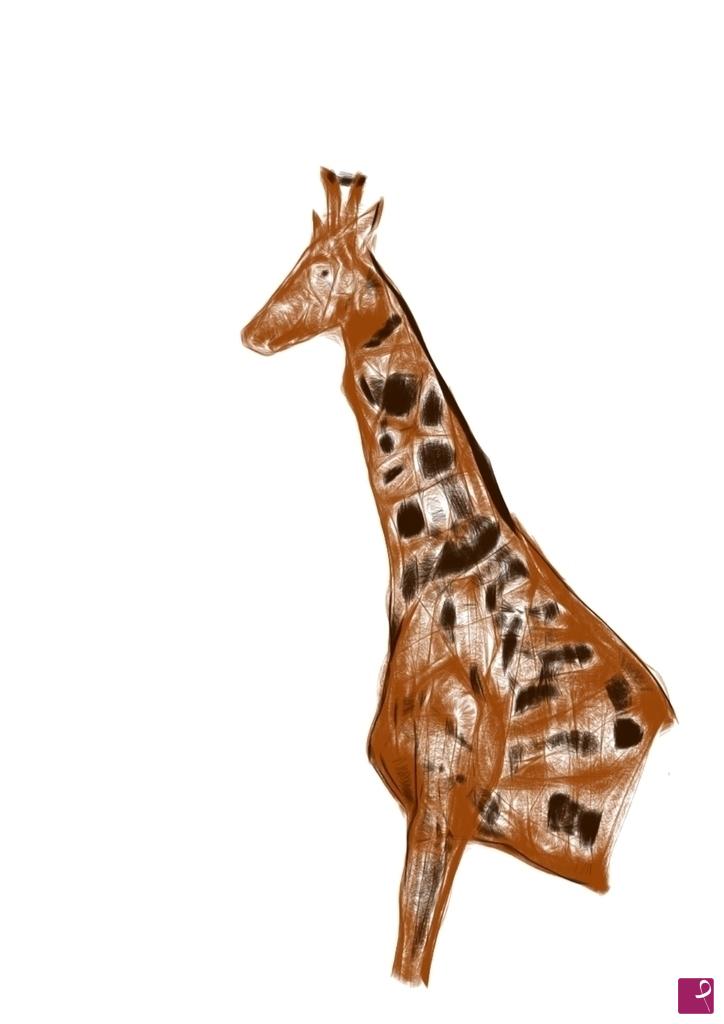 quadri in vendita online - Giraffa