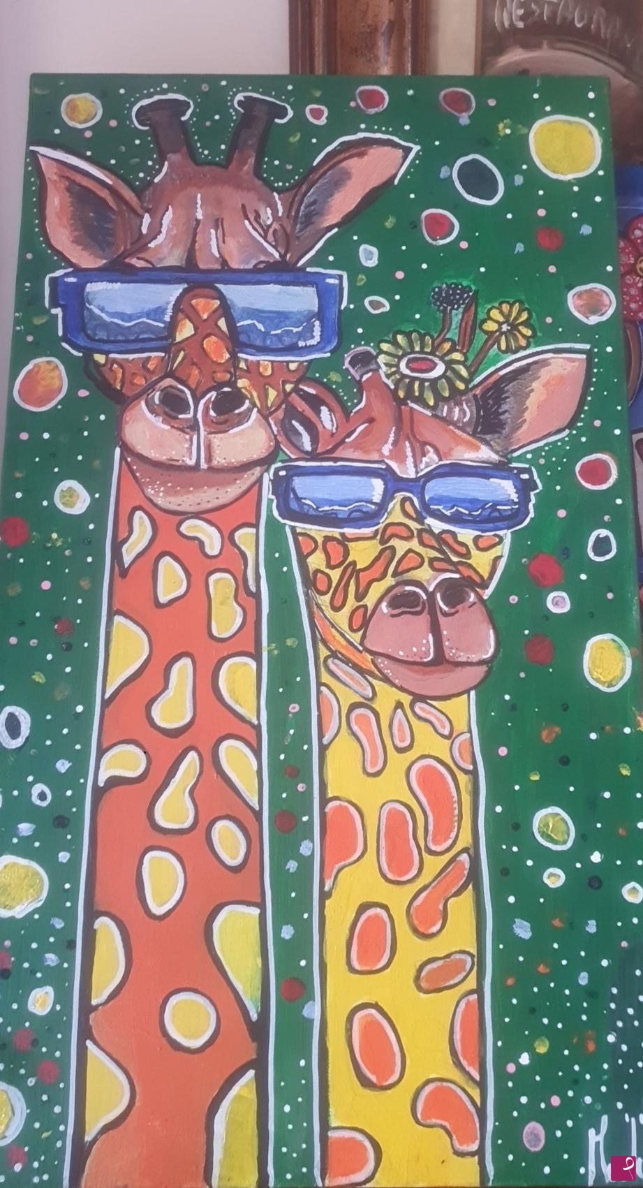 quadri in vendita online - Giraffe