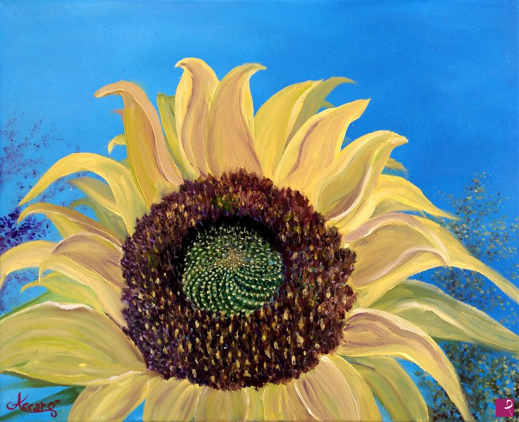 quadri in vendita online - Girasole