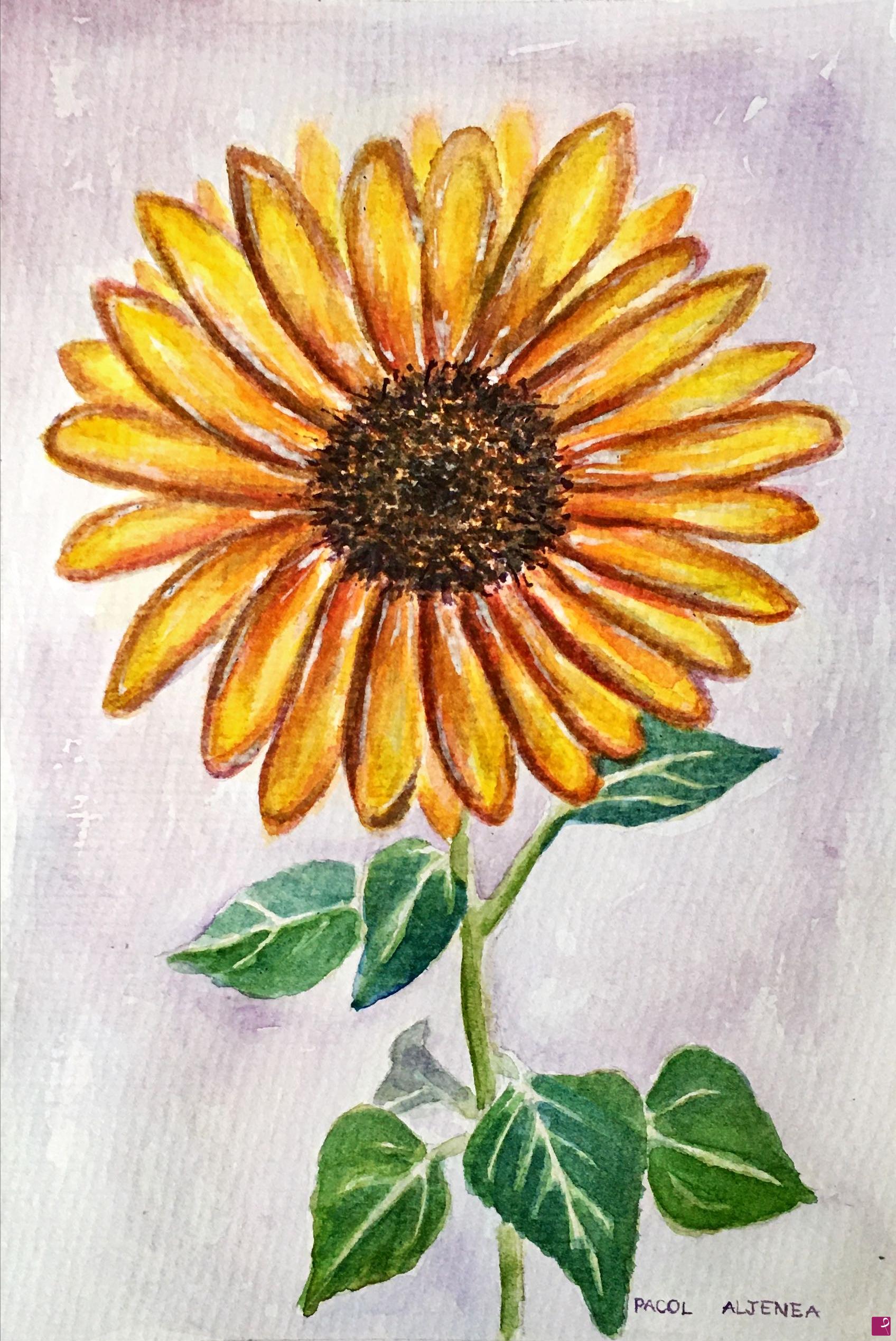 quadri in vendita online - Girasole