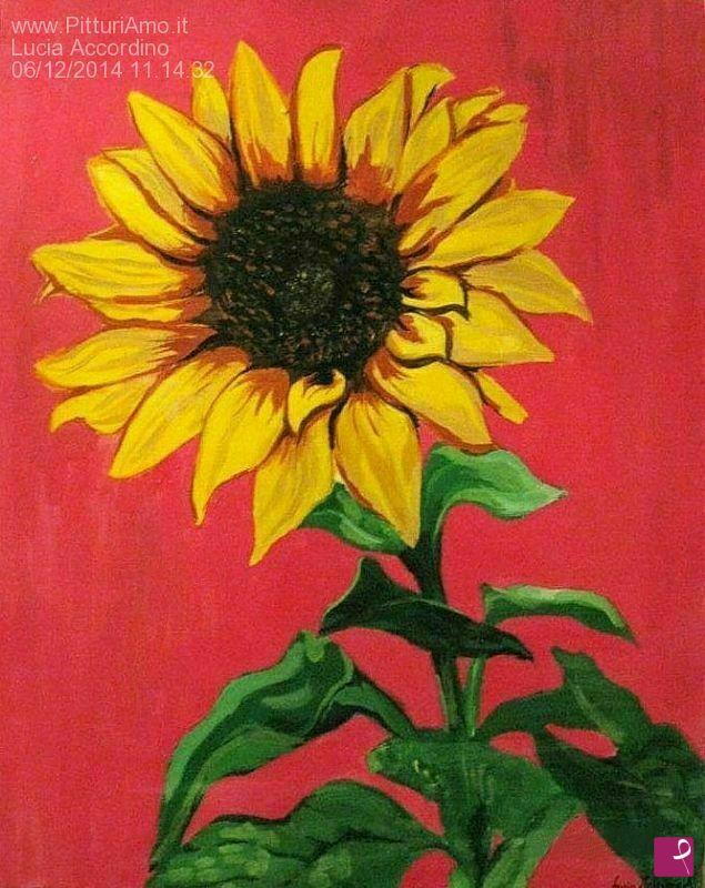 quadri in vendita online - Girasole