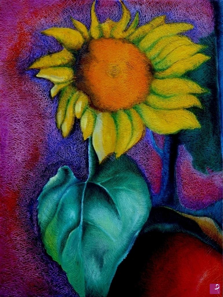 quadri in vendita online - Girasole