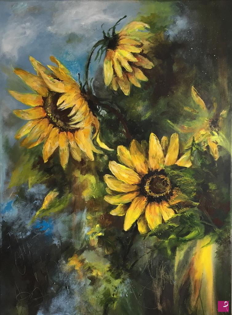 quadri in vendita online - Girasole