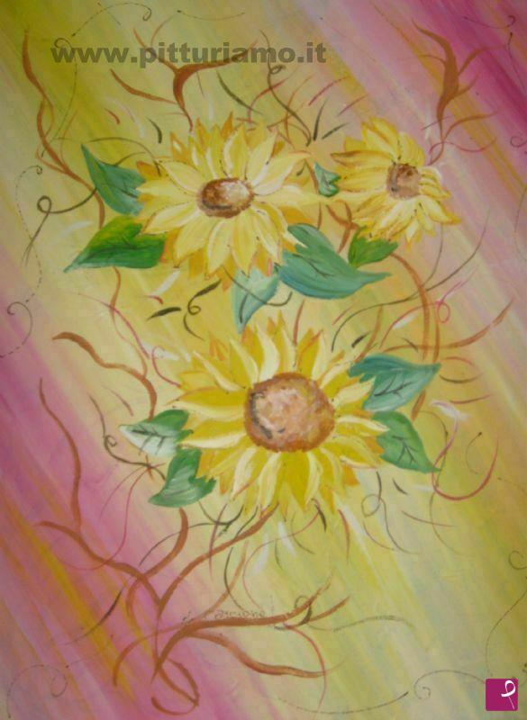 quadri in vendita online - girasoli