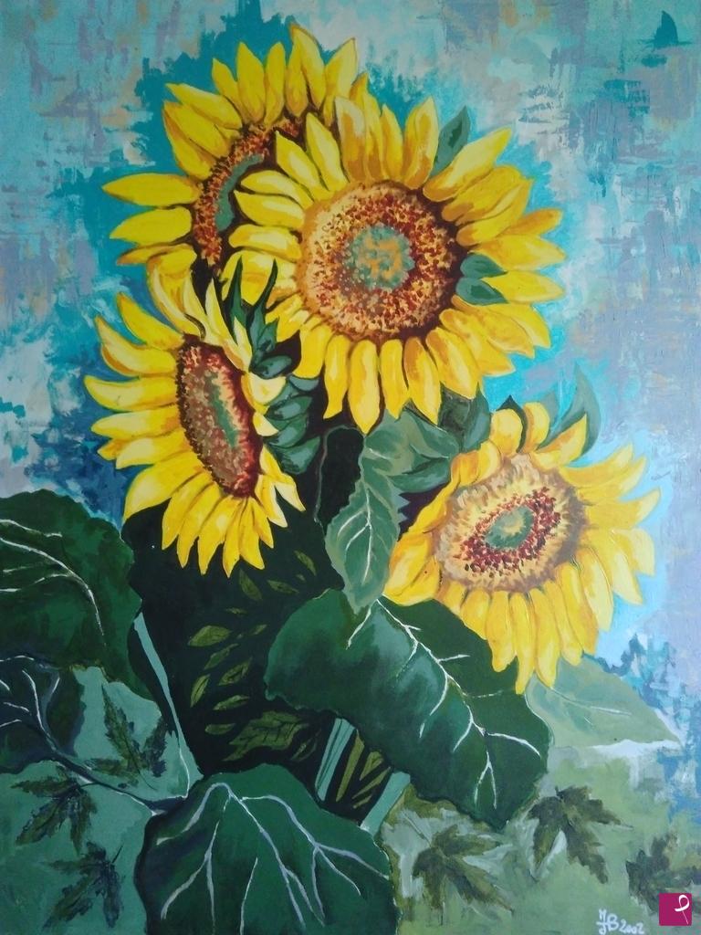 quadri in vendita online - GIRASOLI