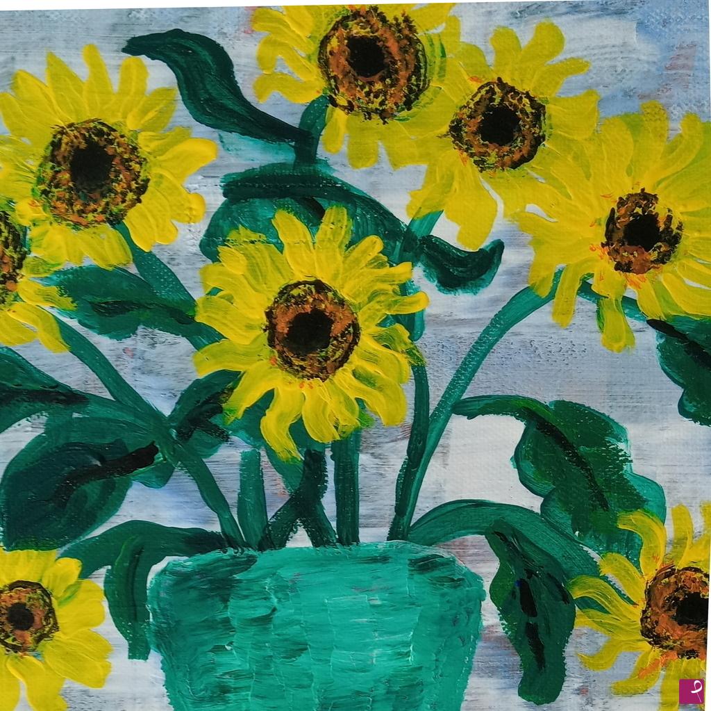 quadri in vendita online - Girasoli