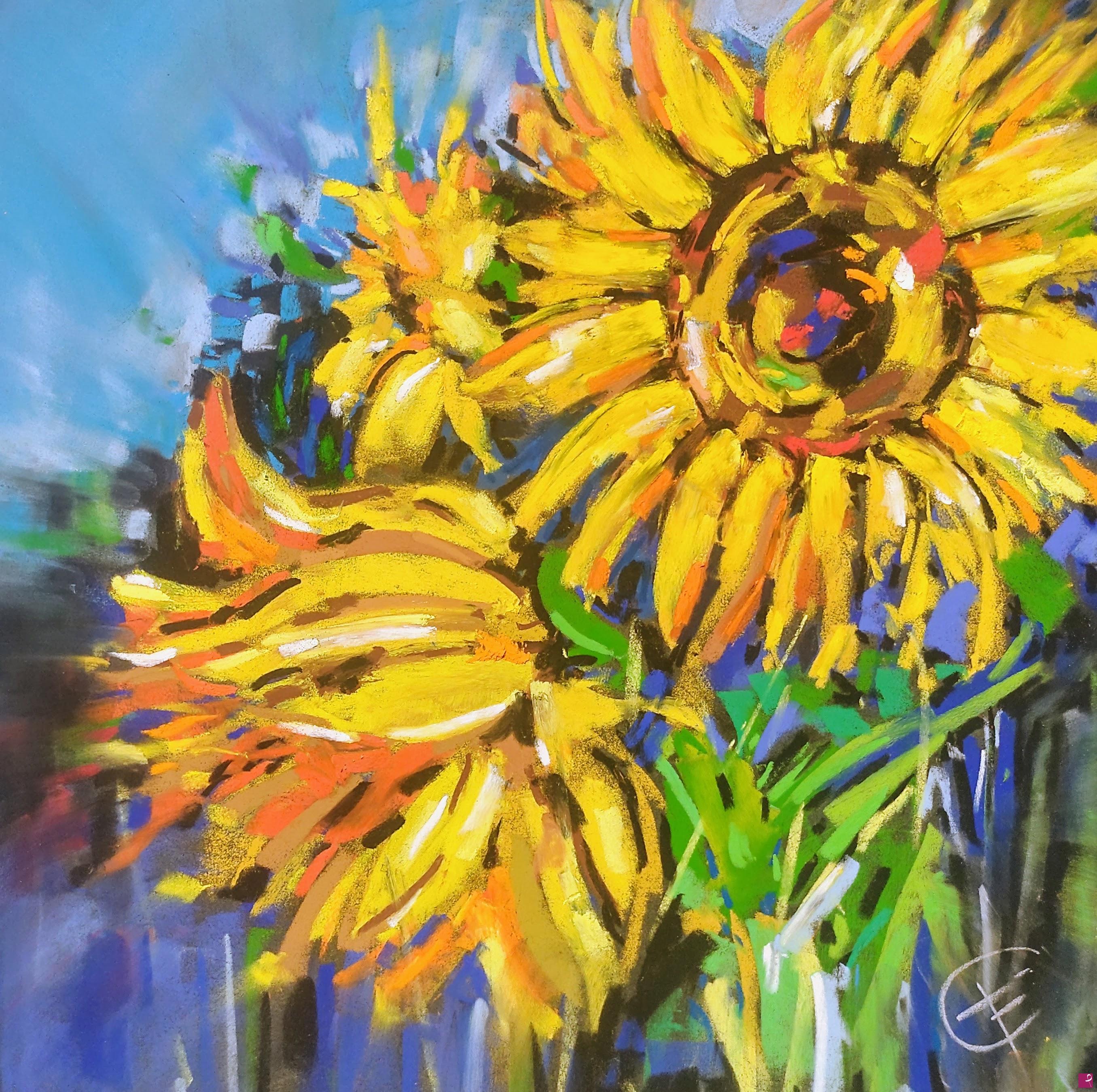 quadri in vendita online - GIRASOLI