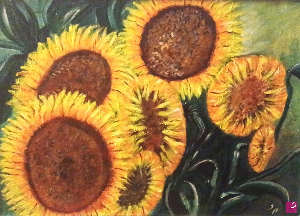 quadri in vendita online - girasoli
