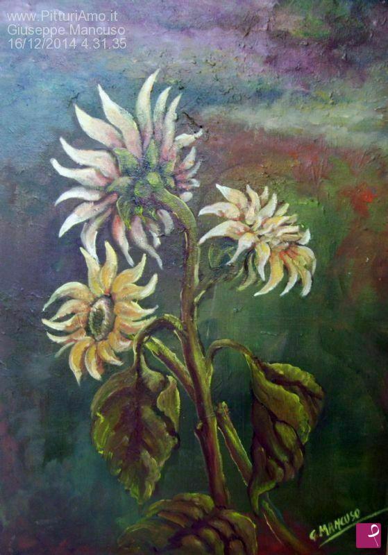 quadri in vendita online - Girasoli