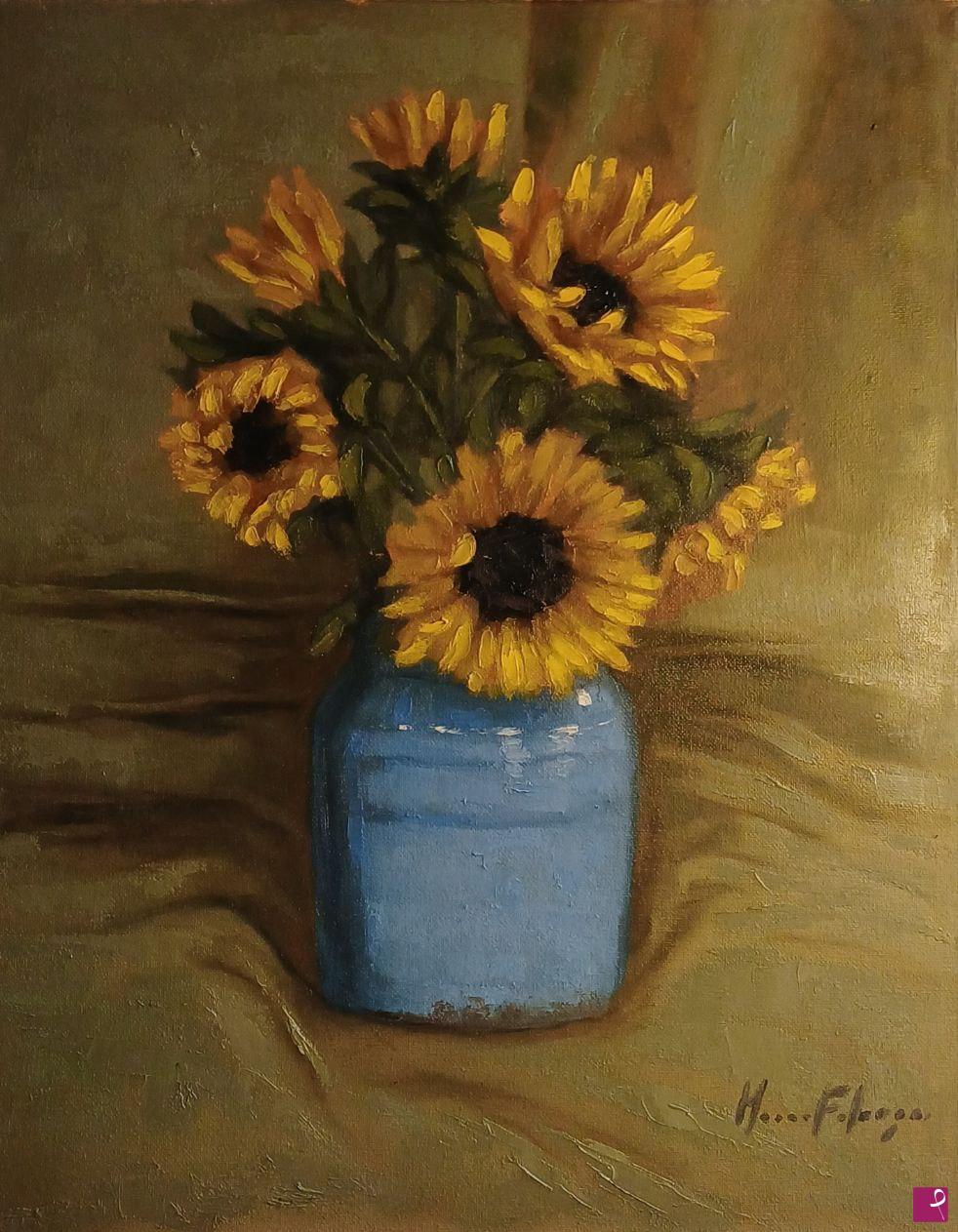 quadri in vendita online - ''Girasoli''