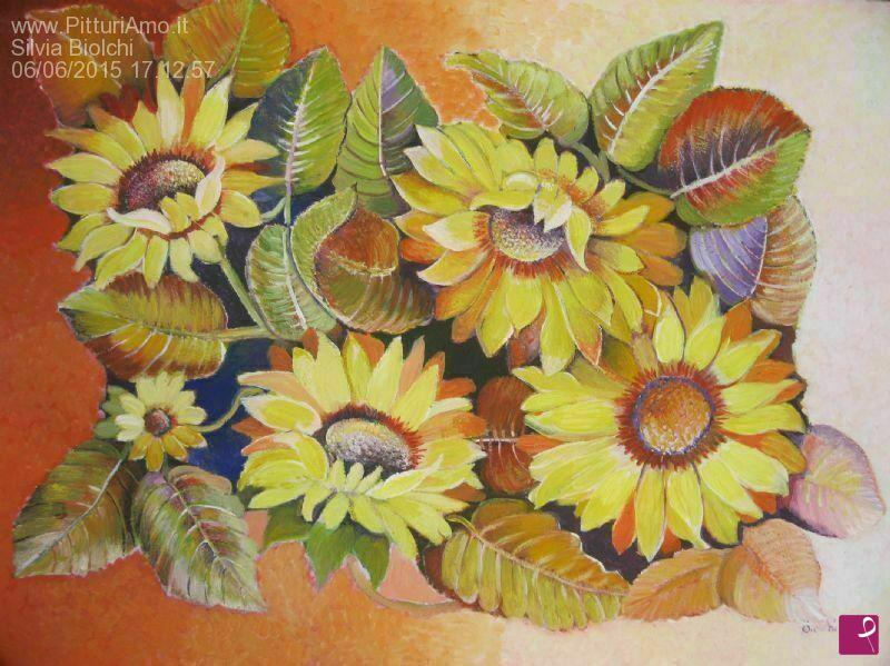 quadri in vendita online - girasoli