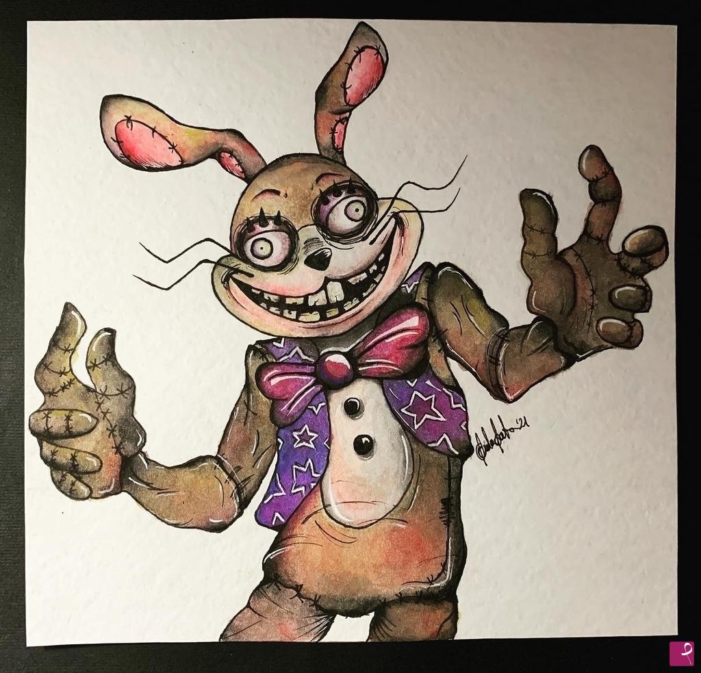 quadri in vendita online - Glitchtrap - Five Nights at Freddy's