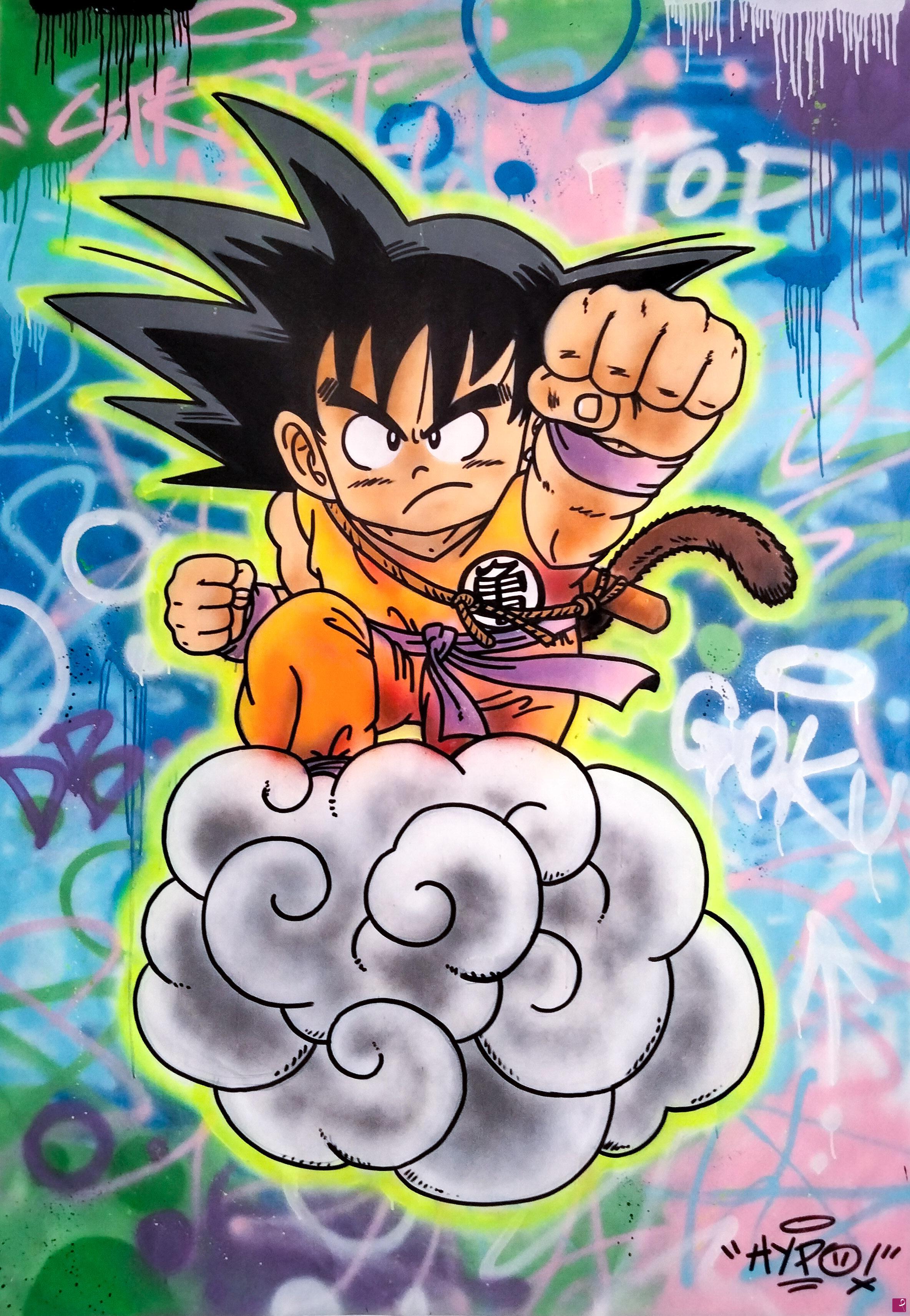 quadri in vendita online - Goku - Let's go!!!