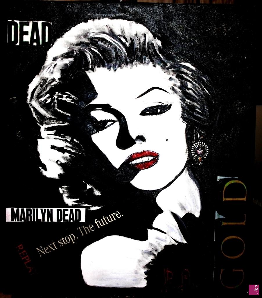 quadri in vendita online - GOLD DEDICATO A MARILYN 