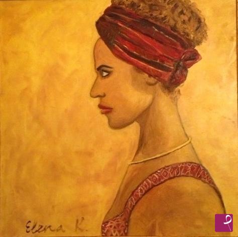quadri in vendita online - Golden Isabel