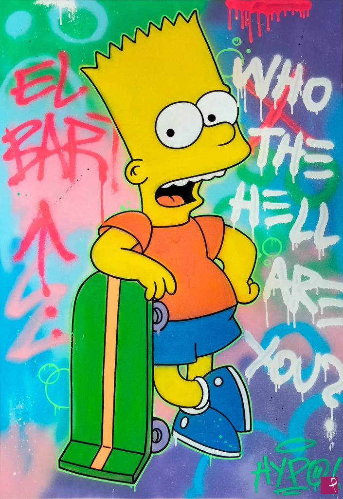 quadri in vendita online - Graffiti Bart #3