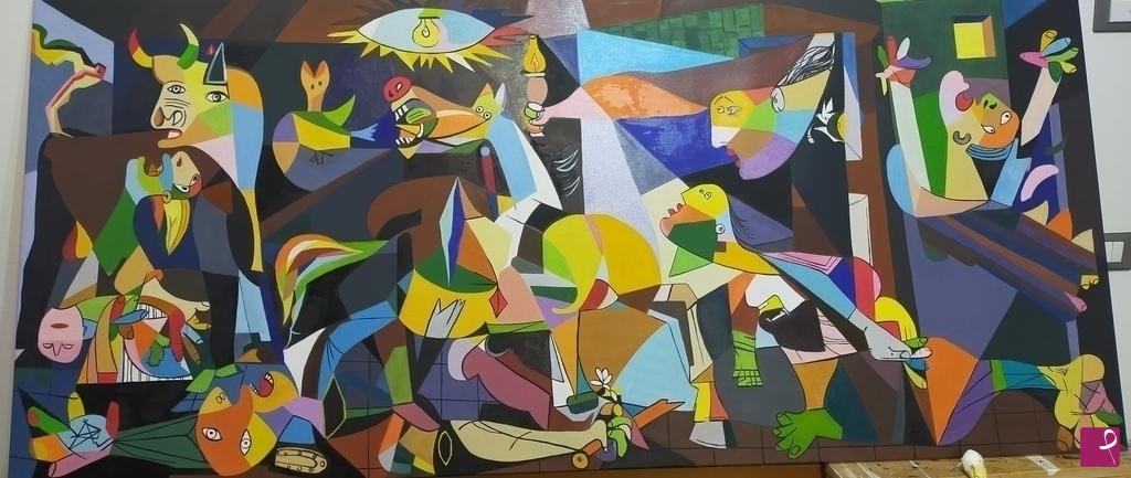 quadri in vendita online - Guernica colorato