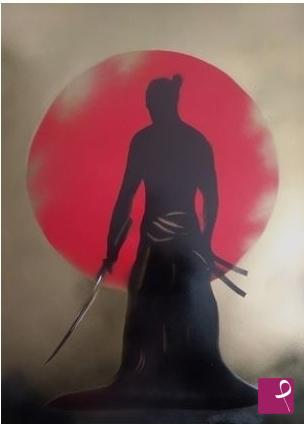 quadri in vendita online - hard katana