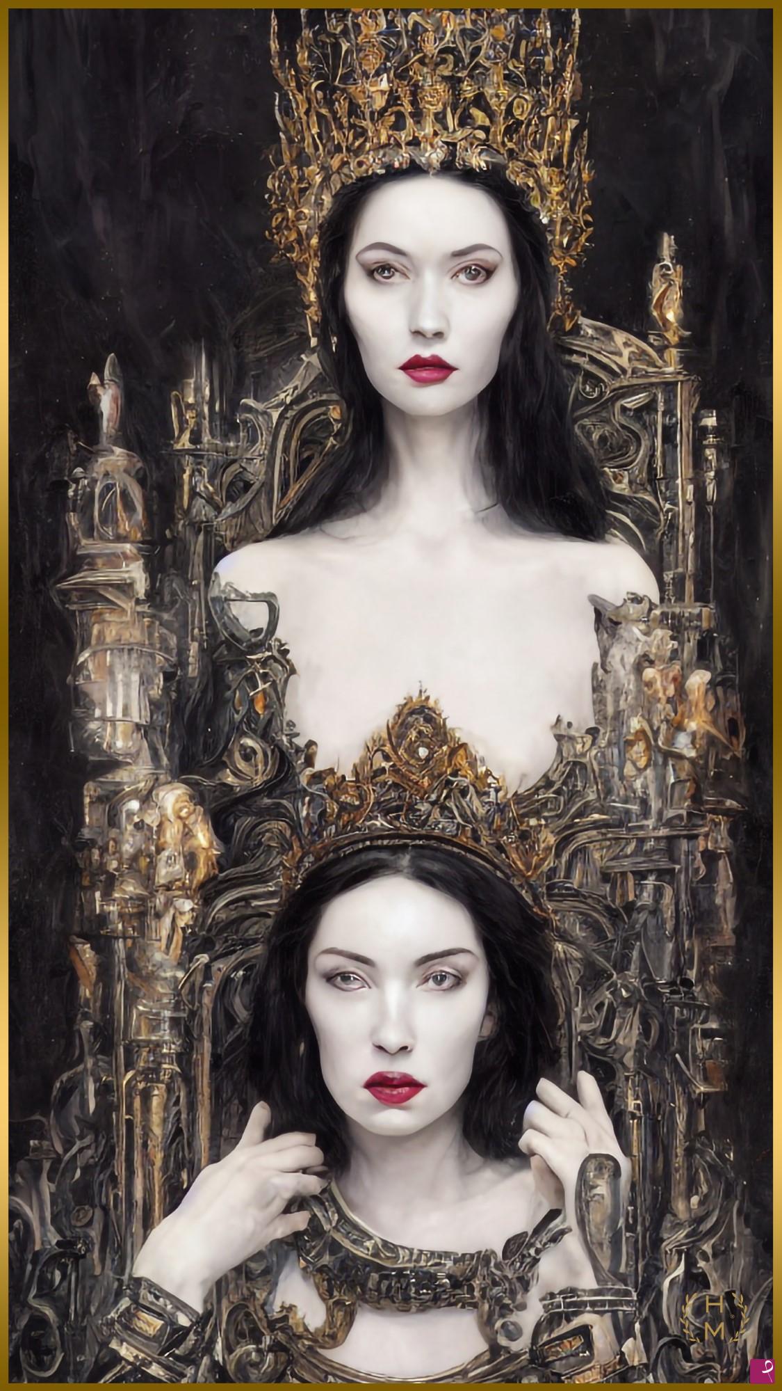 quadri in vendita online - HEL MORT's Vampire Kiss® 