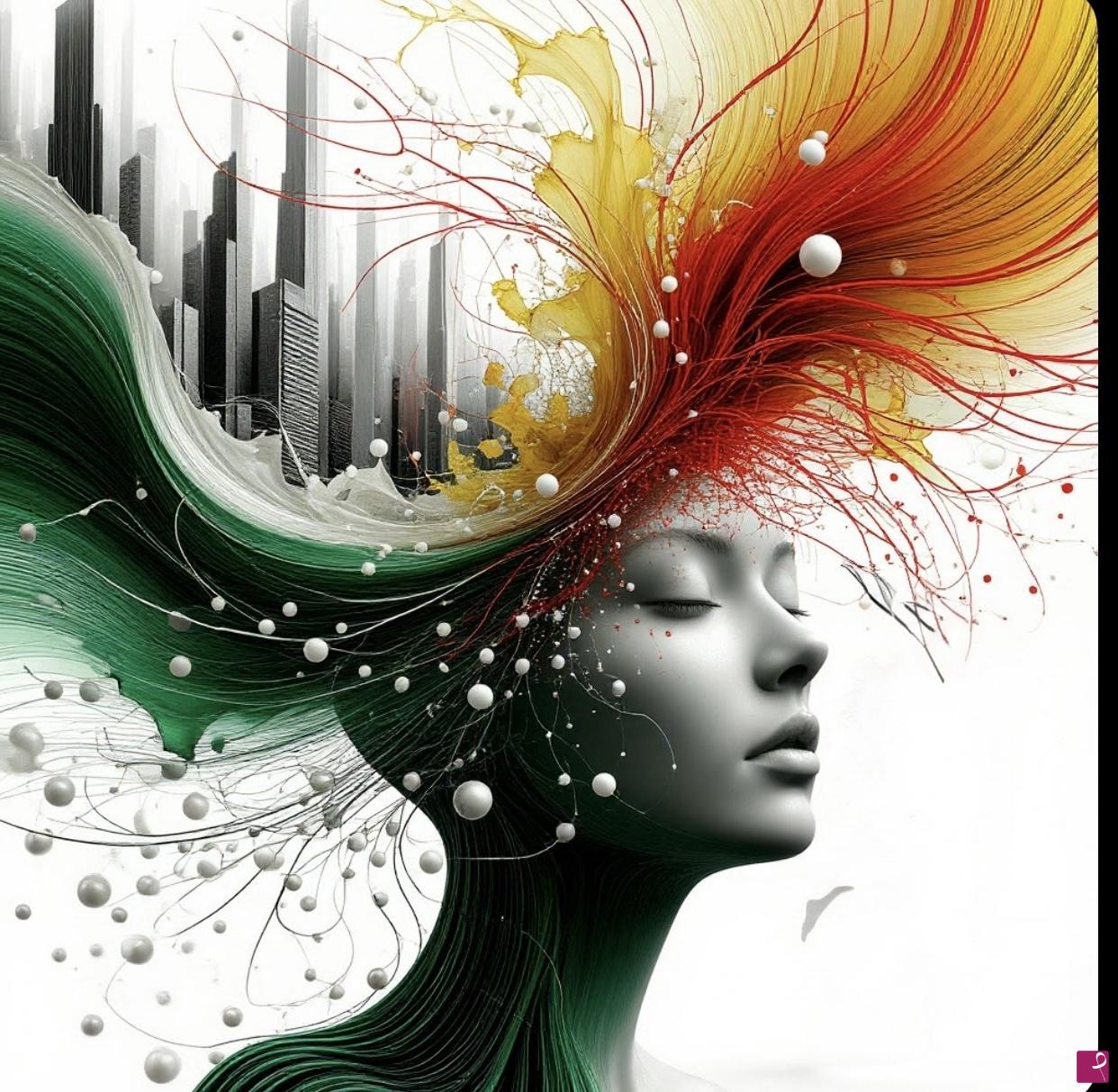 quadri in vendita online - Her thoughts