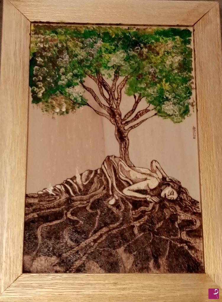 quadri in vendita online - HOLLOW TREE