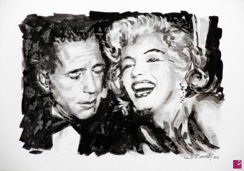 quadri in vendita online - Humphrey e Marilyn