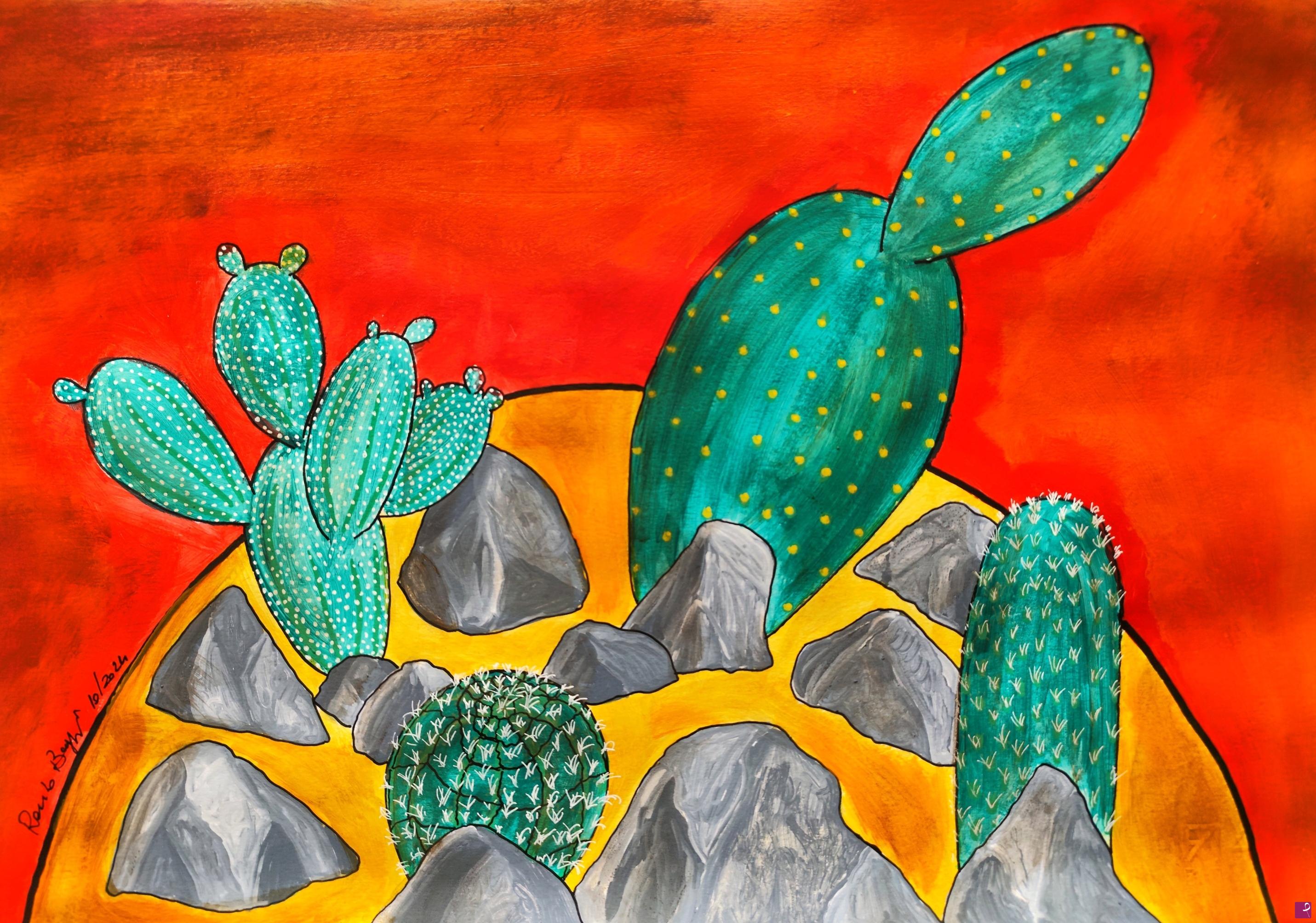 quadri in vendita online - I Cactus 