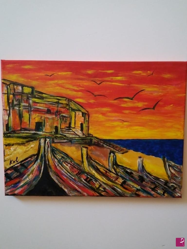 quadri in vendita online - I colori del tramonto