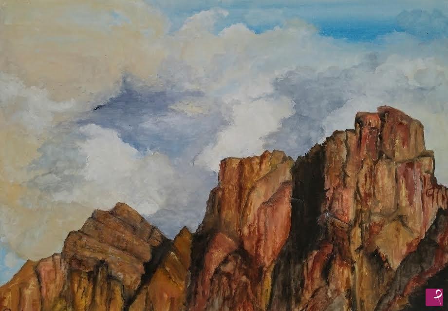 quadri in vendita online - " I COLORI DEL TRAMONTO"