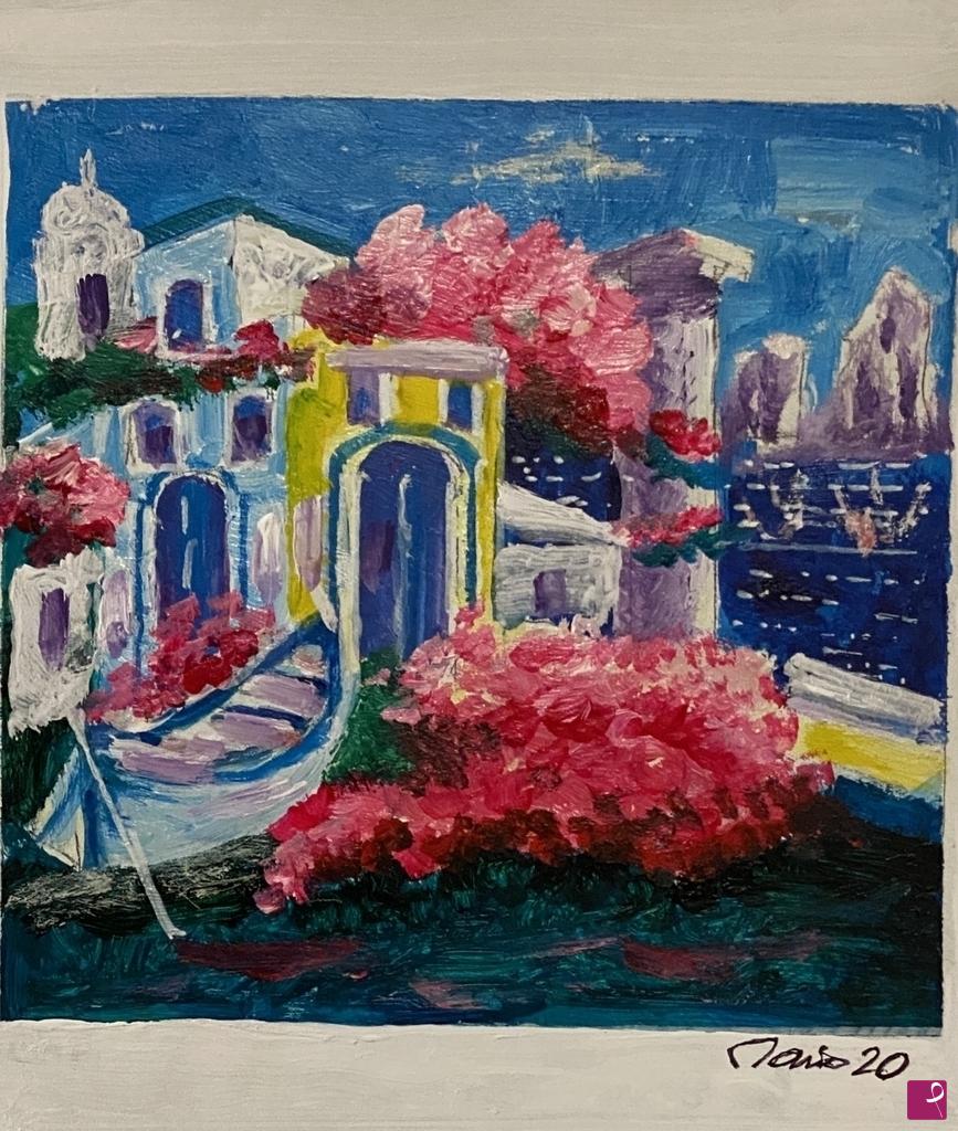 quadri in vendita online - I colori di Amalfi