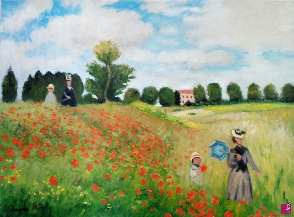 quadri in vendita online - I PAPAVERI CM 30X40