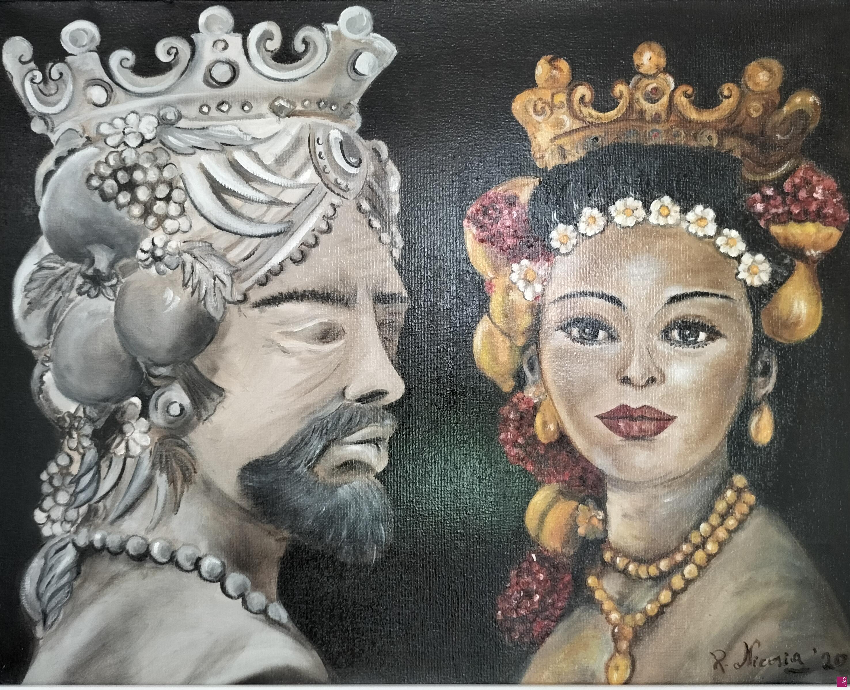 quadri in vendita online - I soliti due 