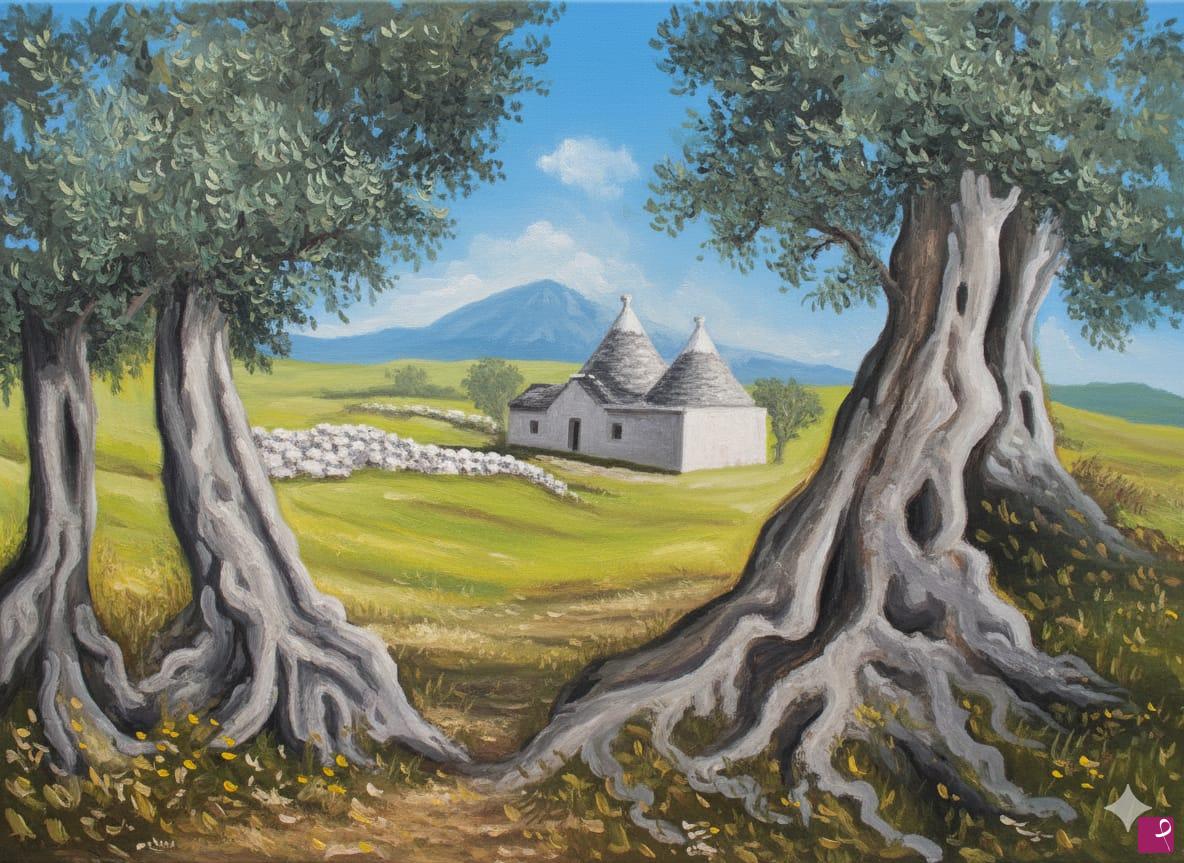 quadri in vendita online - I trulli di Alberobello 