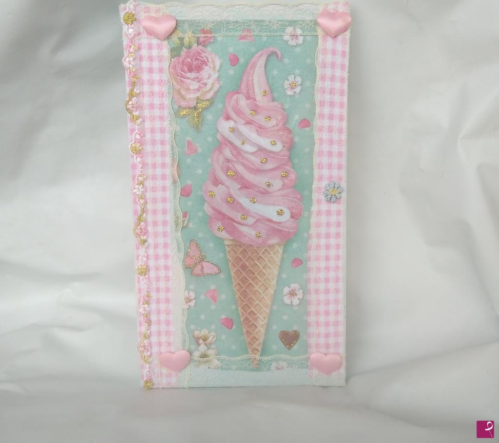 quadri in vendita online - ICE cream pink