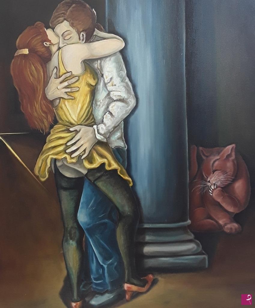 quadri in vendita online - Il bacio