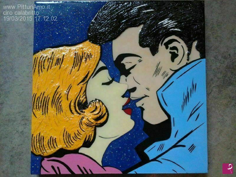 quadri in vendita online - IL BACIO