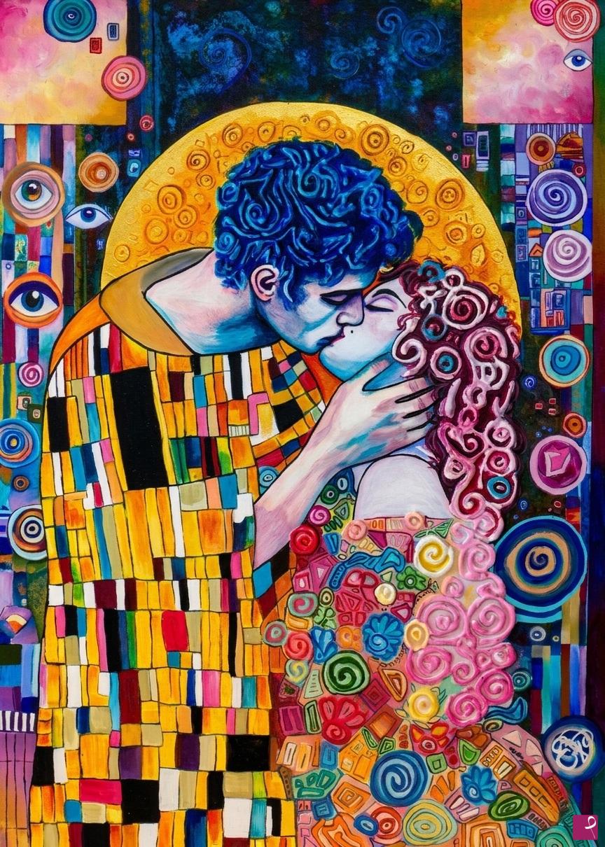 quadri in vendita online - Il Bacio