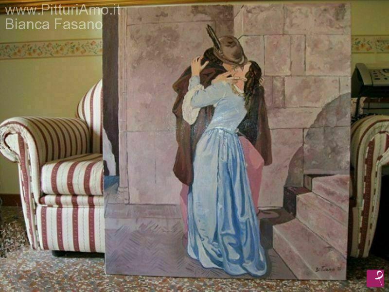 quadri in vendita online - Il Bacio copia da Hayez